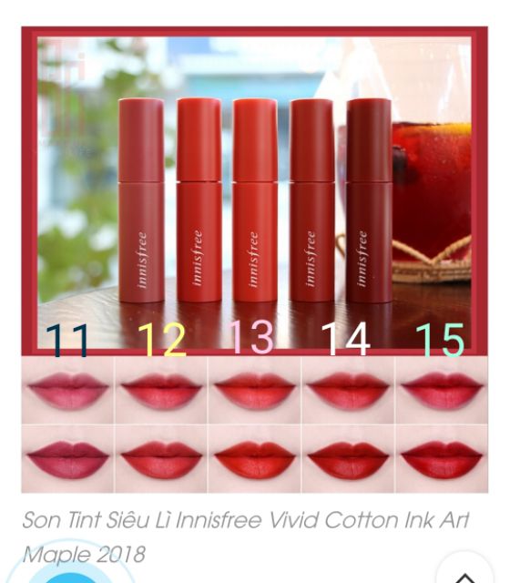[ DATE 01/2021 ] - Son Innisfree Vivid Cotton Ink | BigBuy360 - bigbuy360.vn