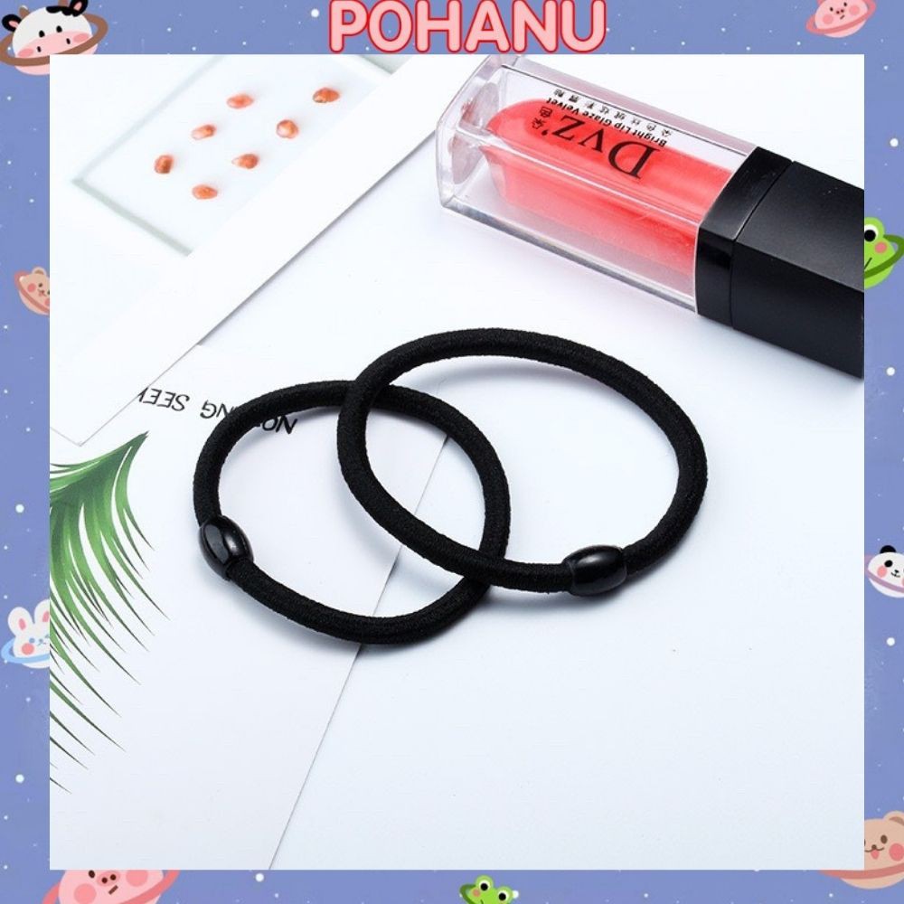 Dây buộc tóc Pohanu màu trơn đơn giản cho nữ hàn quốc giá rẻ SC15