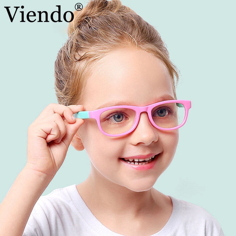 Kính trẻ em VIENDO chống ánh sáng xanh màu sắc thời trang