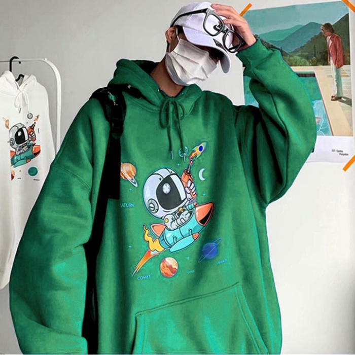 (Hot Trend) ÁO KHOÁC HOODIE NỈ NGOẠI Phi Hành Gia (HD3020 - Dày Đẹp) (KUTO STORE)