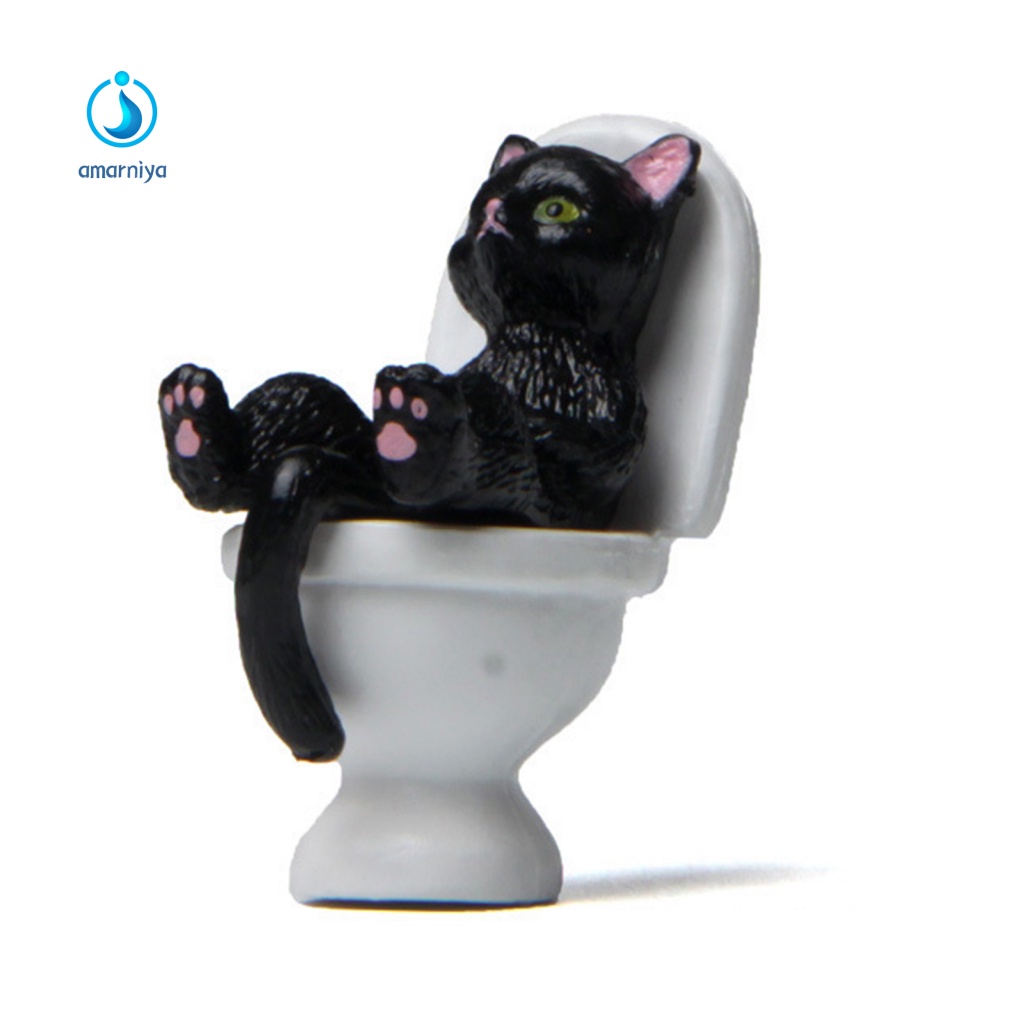 Mô Hình Chú Mèo Mini Biểu Tượng Cảm Xúc Sống Động Dùng Làm Quà Tặng Sinh Nhật Cho Bé