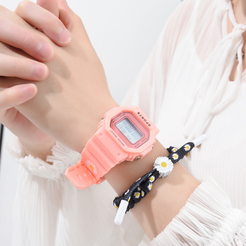 Đồng hồ thể thao nam nữ sport XP63 điện tử, dây cao su Hoa Cúc cực hot, full chức năng | BigBuy360 - bigbuy360.vn