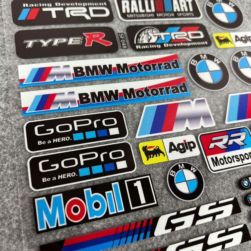 Miếng Dán Phản Quang Phù Hợp Cho Mũ Bảo Hiểm Xe Mô Tô BMW G310GS/S1000RR/1200GS