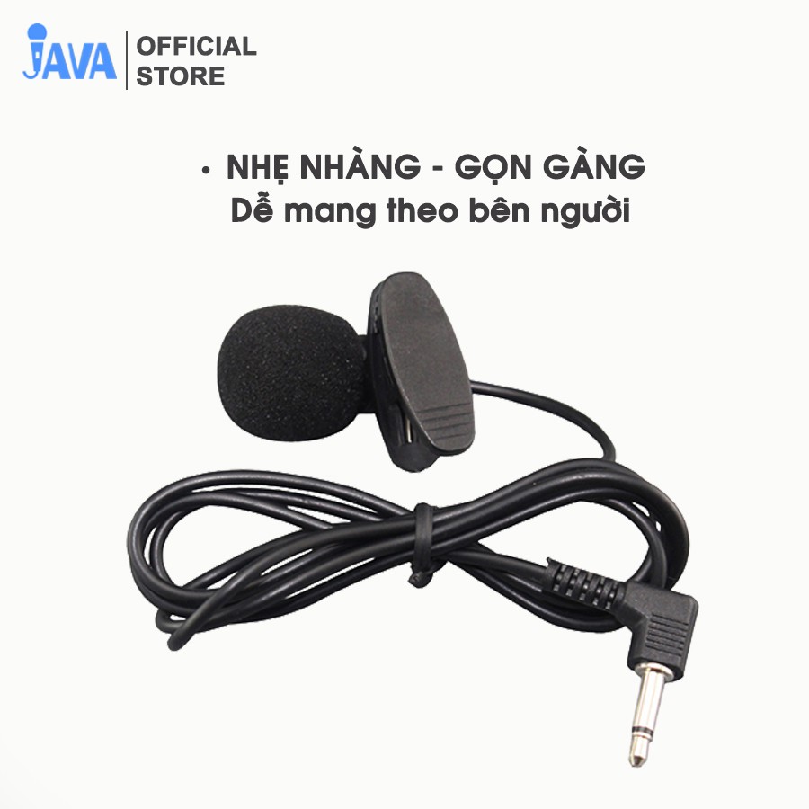 Micro thu âm - livestream, mic cài áo dùng cho máy trợ giảng, máy quay, máy ảnh, máy tính, laptop