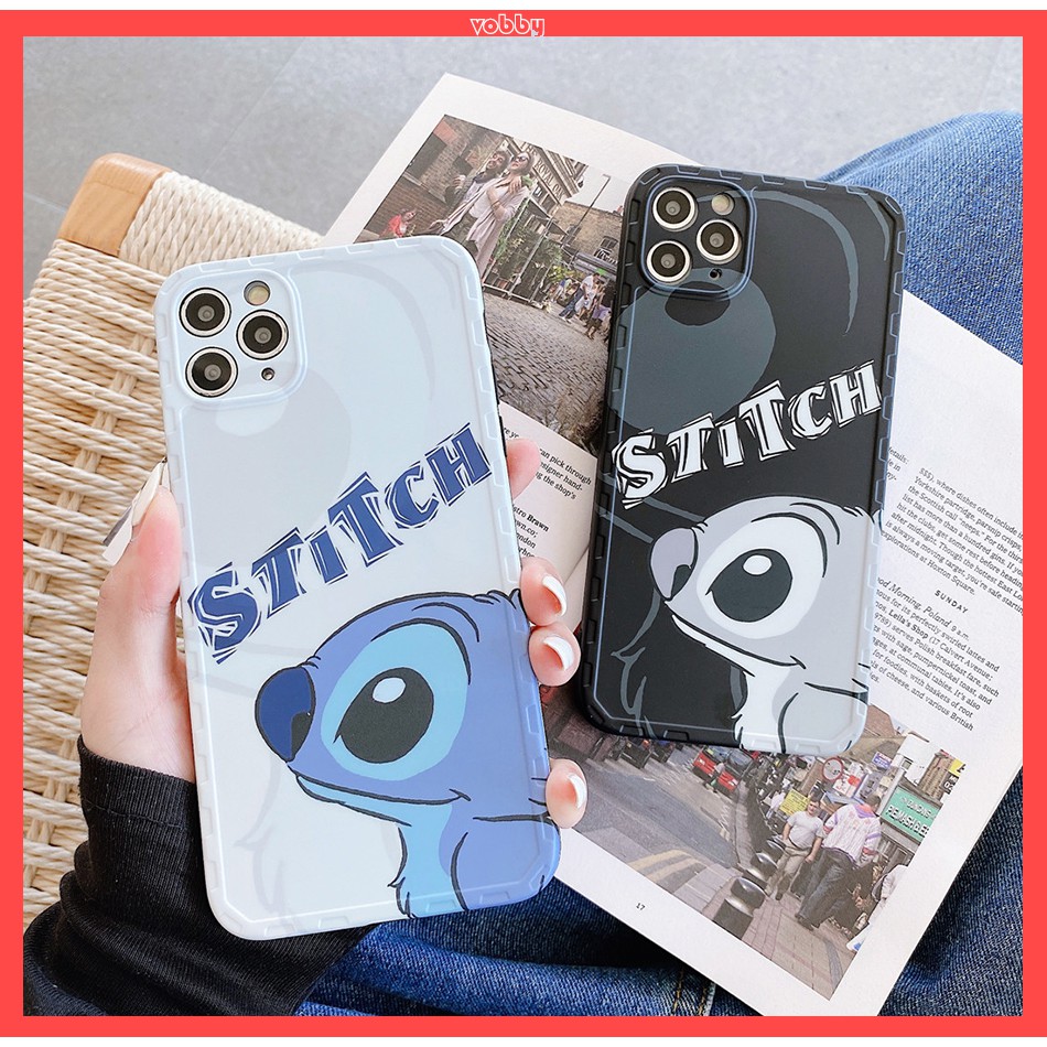 Ốp điện thoại nhựa dẻo in hình stitch dễ thương cho IPhone14 13 12 11PROMAX 7/8PLUS SE2020 X/XS XR XSMAX