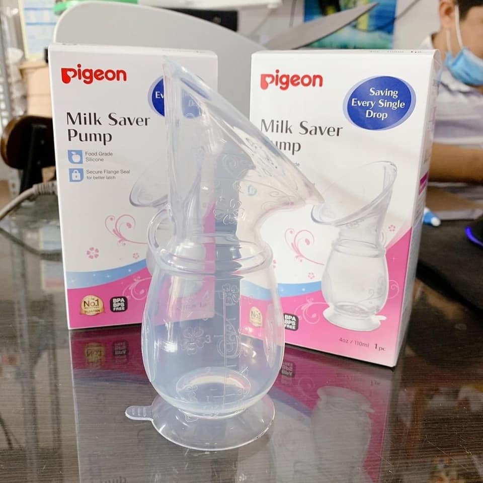 [CHÍNH HÃNG] - Cốc hứng sữa Silicone Pigeon