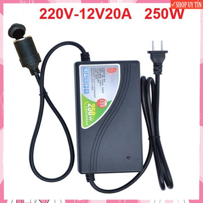 Sản Phẩm  Bộ chuyển đổi nguồn từ dòng điện 220V sang dòng điện 12V-20A, công suất 250W .