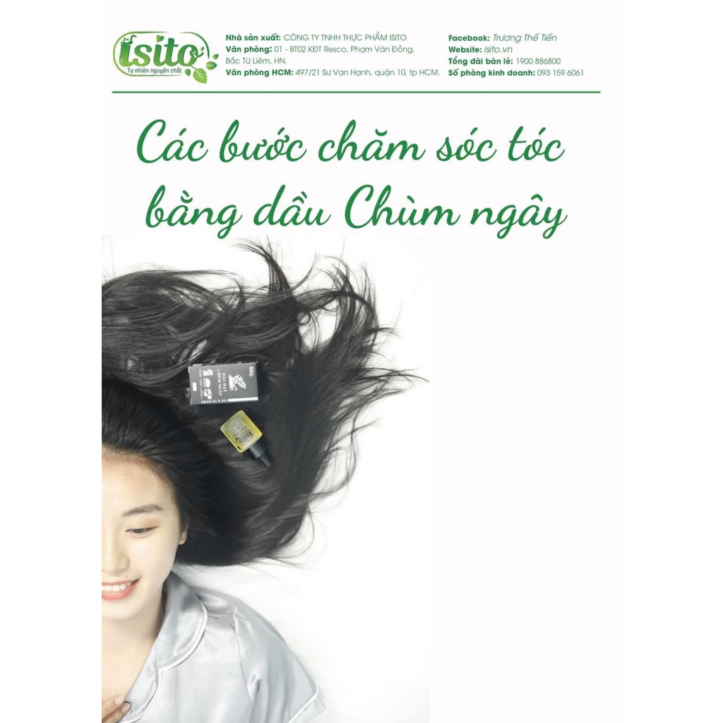 Dầu hạt chùm ngây mix tinh dầu hoa hồng Pháp Isito