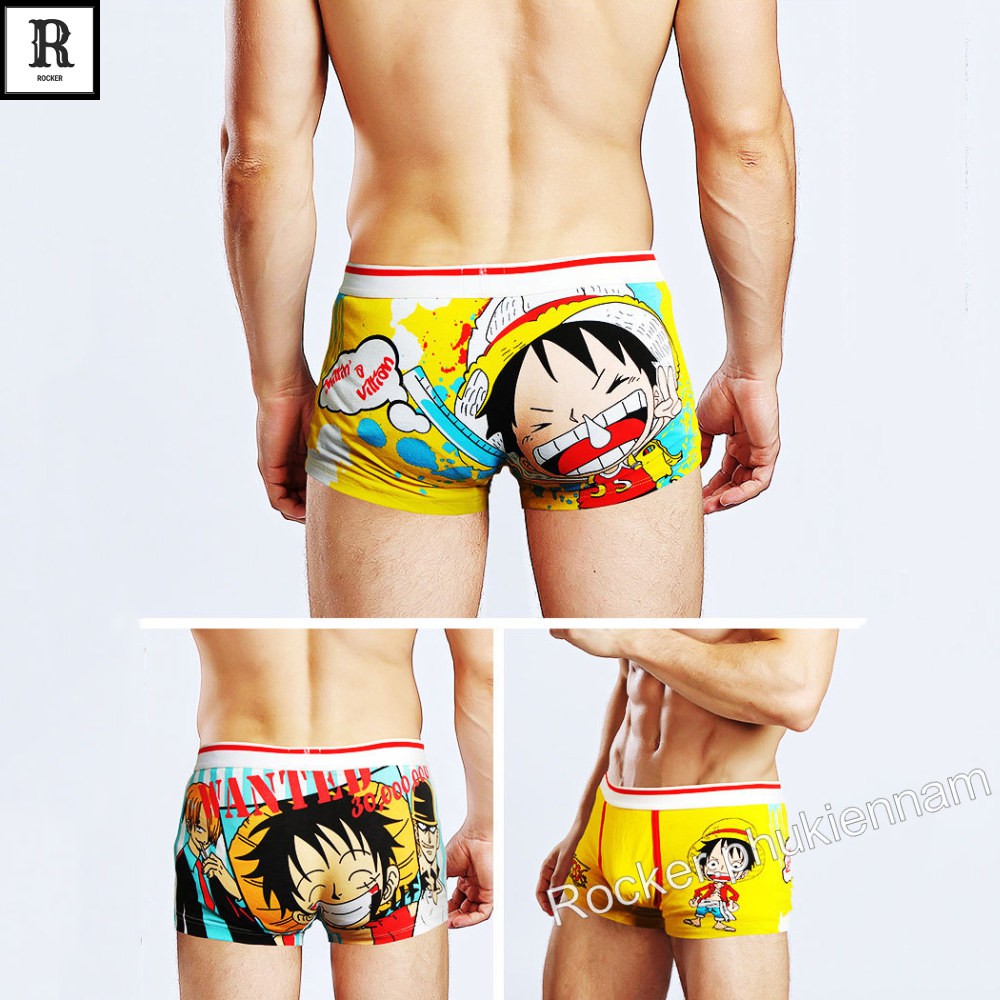 Hộp 4 Quần Lót Nam Boxer - Quần Sịp Boxer HOẠT HÌNH S001.26