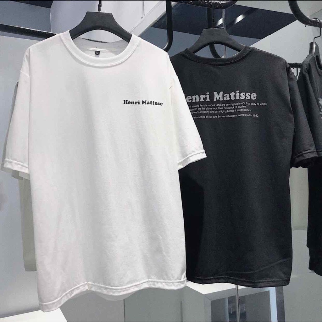 ÁO THUN ÁO PHÔNG TAY LỠ UNISEX NAM NỮ SV PLUS - 51 HENRI 2 MÀU