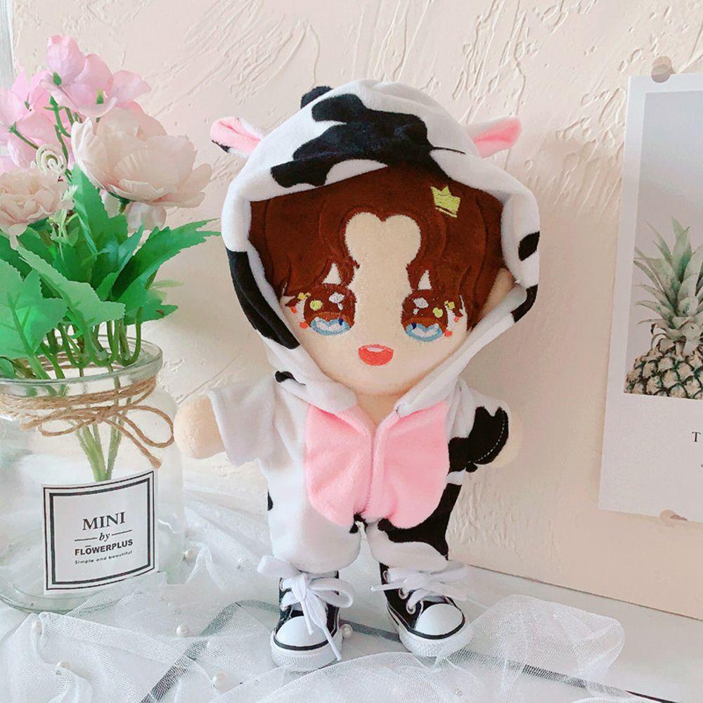 REBUY1 Giày Vải Canvas Kiểu Hoạt Hình Phong Cách Hàn Quốc Cho Búp Bê 20cm