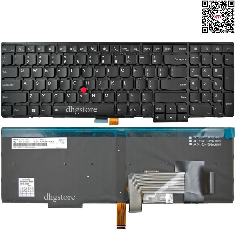Bàn phím laptop Lenovo Thinkpad Edge E531 E540 W540 W541 T540P T550 T560 P50S P70S L540 L560 L570