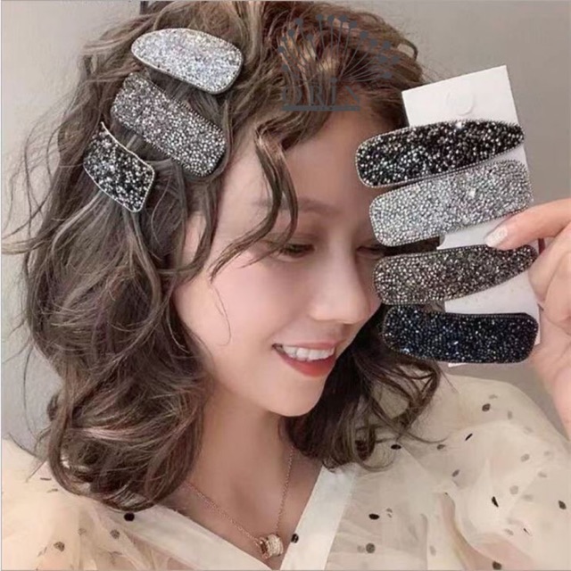 Kẹp tách đính đá cao cấp( chỉ còn màu trắng ah)