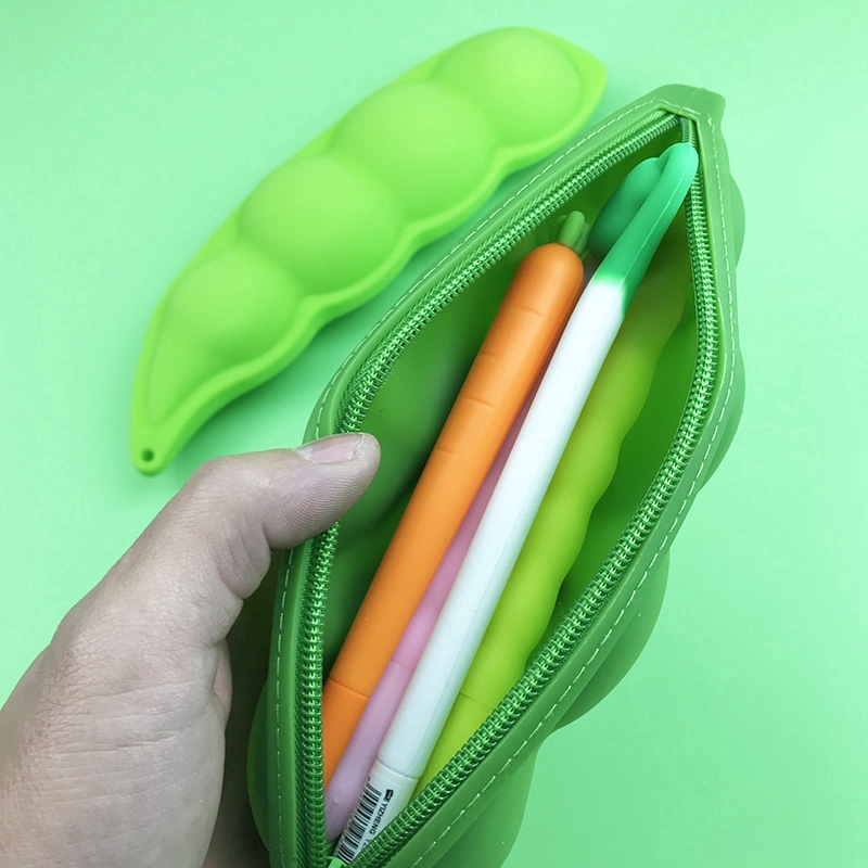 Túi bút silicon hình rau củ độc đáo