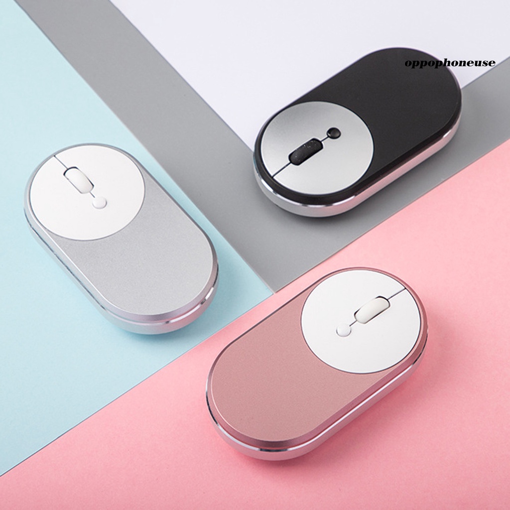 Chuột không dây Mini Siêu Mỏng Bằng Hợp Kim Nhôm 2.4ghz Có Thể Sạc Lại Cho Oppo M1