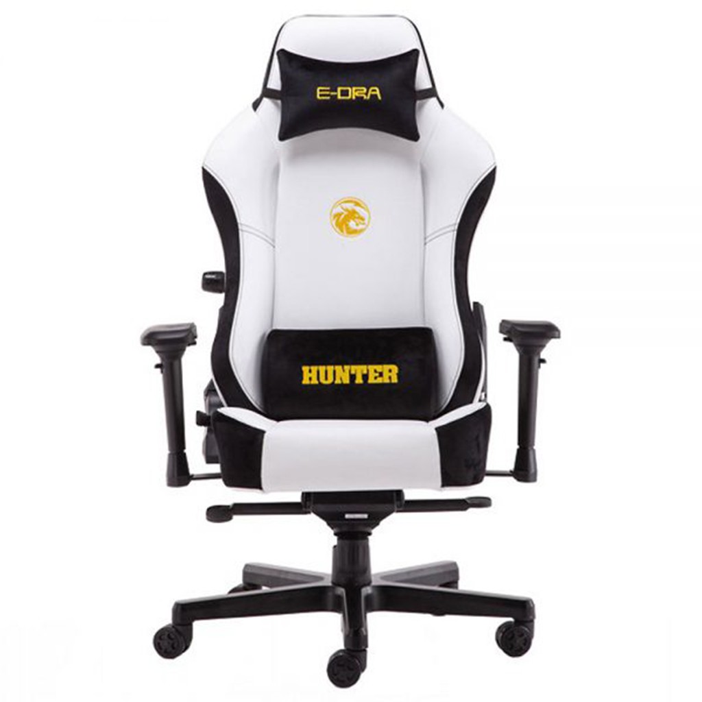 [ Giá gốc ] Ghế Xoay Gaming cao cấp EDRA Hunter EGC 206  Chất liệu da PU dễ dàng bảo quản  Đệm đúc nguyên khối