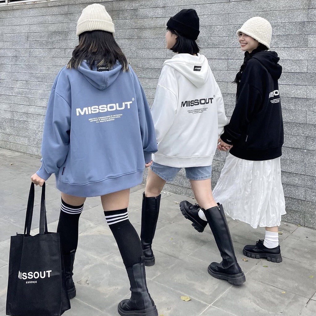 Áo Khoác Hoodie Zip MISOUT Mũ Trùm Unisex Chất Vải Nỉ Hàng Có Sẵn