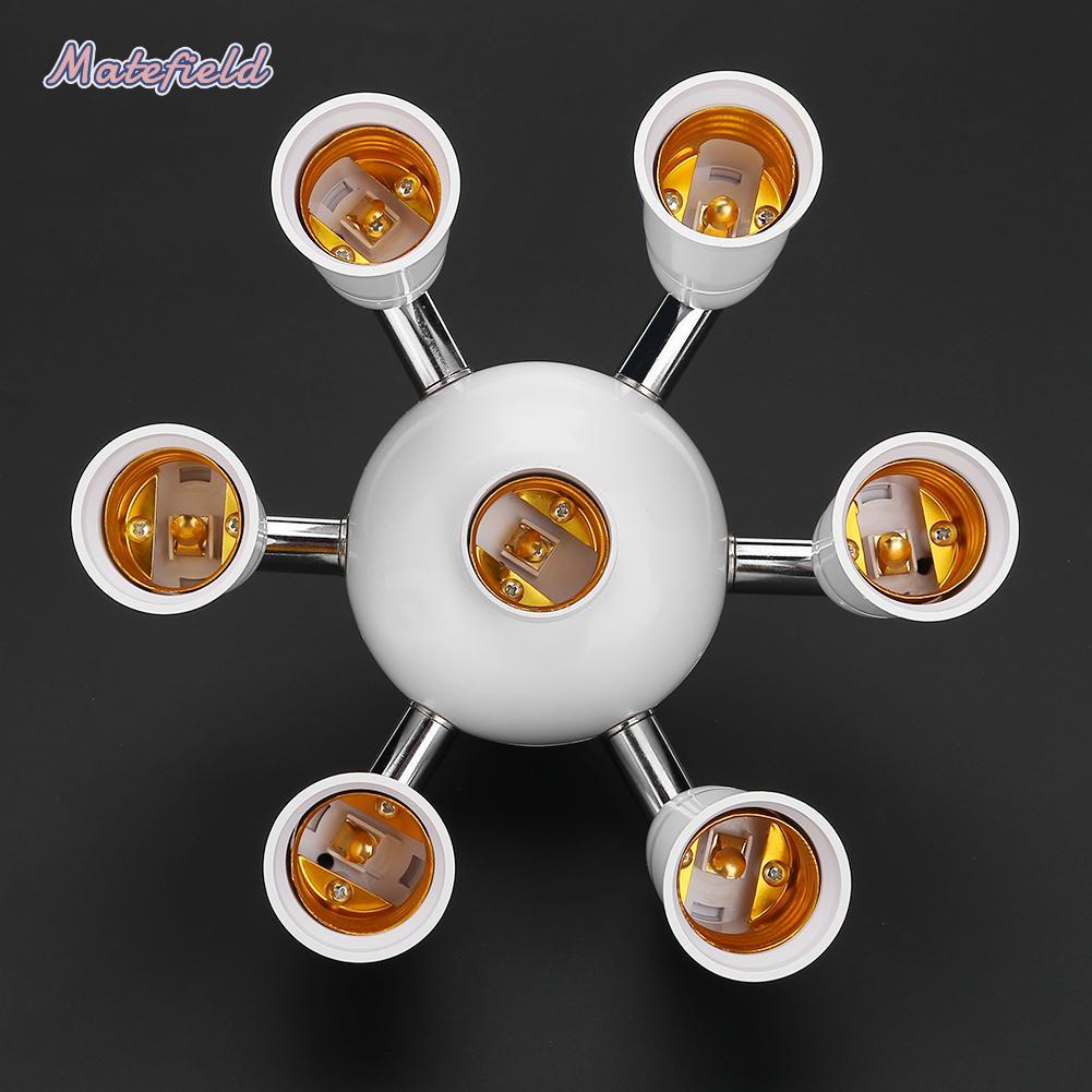 Giá Đỡ Bóng Đèn Led Chia 5 / 7 Đuôi E27 Có Thể Điều Chỉnh