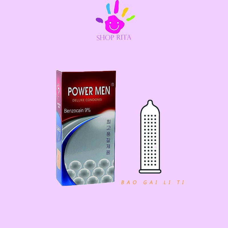 Bao cao su POWERMEN Longer Plus 12 chiếc