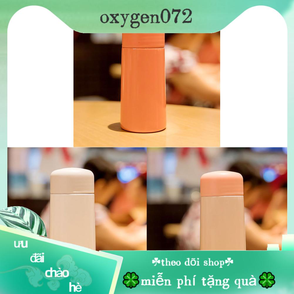 Oxygen072 Oxygen072 Cốc cách nhiệt bằng thép không gỉ 150ml Bình nước di động dễ thương có bộ lọc cho bé gái