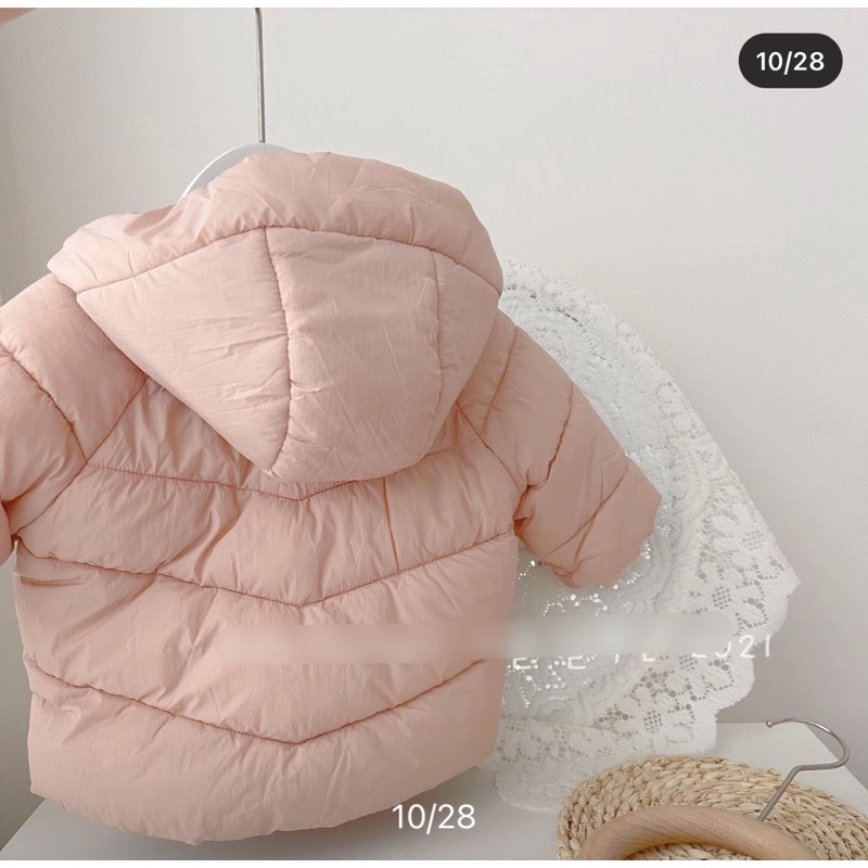 Áo phao siêu nhẹ Zara dư xịn bé gái