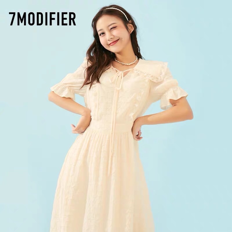 Đầm voan màu 7MODIFIER