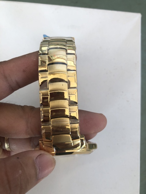 Đồng Hồ Nam OP vàng 2 lịch, kính sapphire chống xước, chống nước tốt