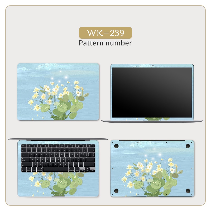 Miếng Dán laptop Trang Trí Chống Thấm Nước Cho for Asus Lenovo Dell HP Acer Huawei Honor macbook