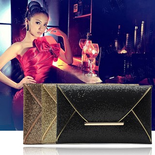 Ví cầm tay đính sequin lấp lánh thời trang sang trọng cho nữ dự tiệc tối