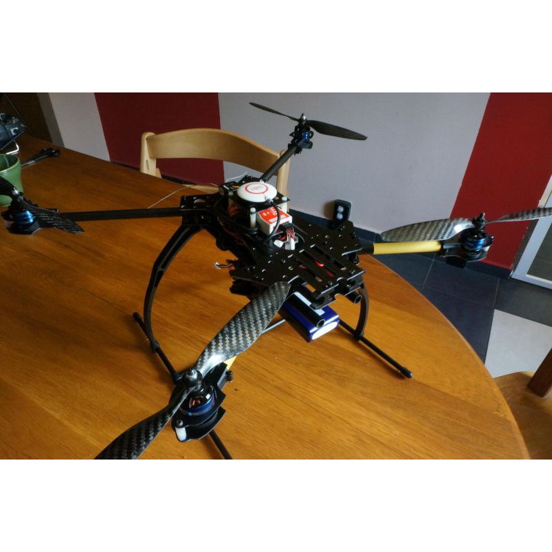 bộ khung kit quadcopter 450 full carbon càng gập