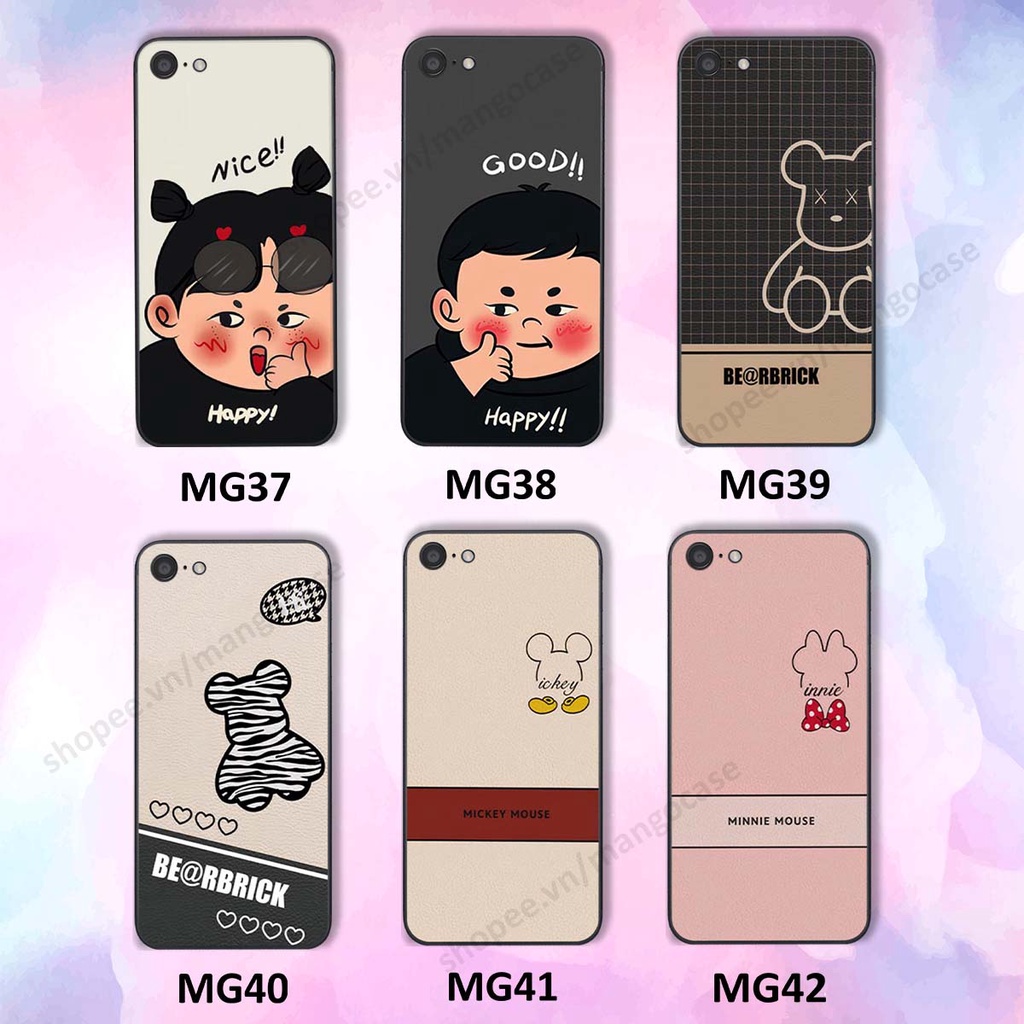 Ốp lưng Oppo A73 / A93 in hình happy nice, bé gấu đáng yêu
