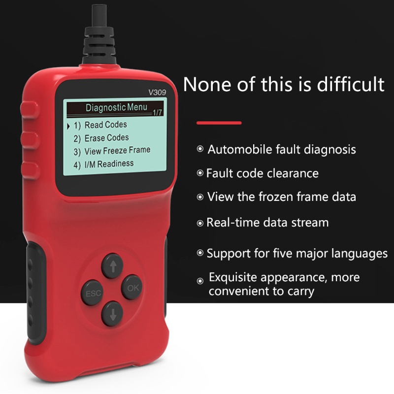 Thiết Bị Quét Kiểm Tra Lỗi Xe Hơi SUN OBD2 V309