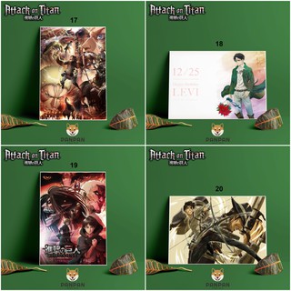 Postcard Cao Cấp - Poster Attack On Titan (1)
