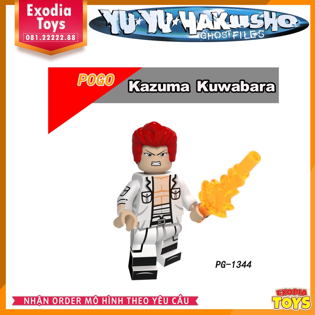Xếp hình Minifigure nhân vật Ghost Fighter Hành Trình U Linh Giới - Đồ Chơi Lắp Ghép Sáng Tạo - POGO 8163