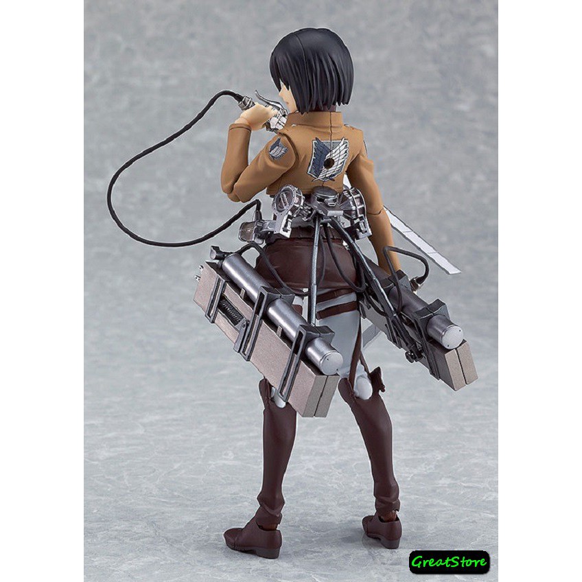 ( HÀNG CÓ SẴN ) MÔ HÌNH MIKASA attack on titan FIGMA 203 CỬ ĐỘNG ĐƯỢC