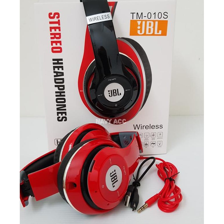 Tai Nghe Bluetooth Jbl Stereo Tm010S Màu Đỏ