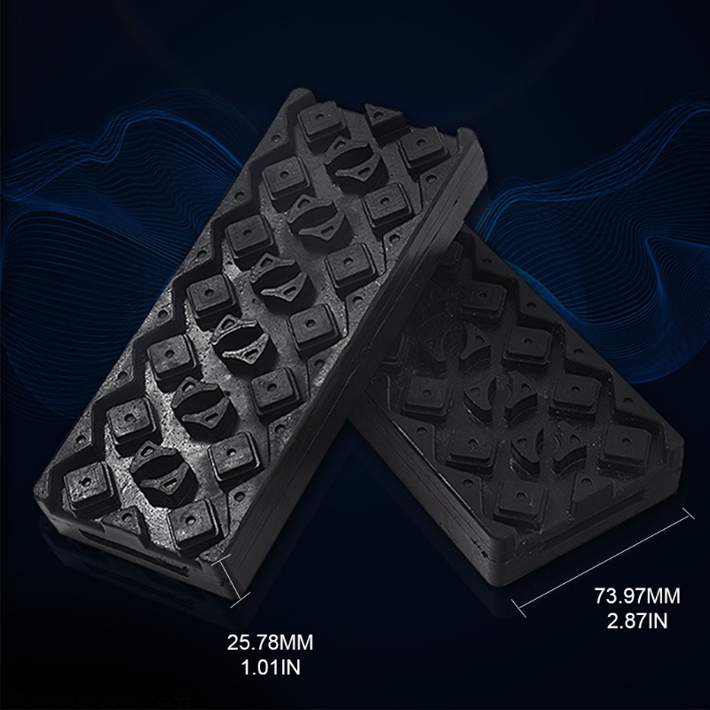 SUN 2x Tire Traction Mat Recovery Track Portable Emergency Devices for Snow Ice Mud