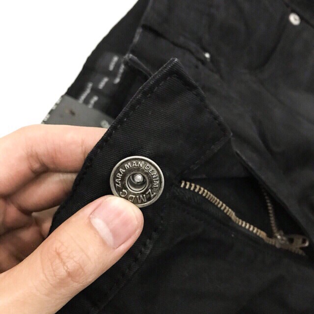Quần jean nam đen Gấu 194 trơn & rách vải jeans bò cotton duck cao cấp mềm mịn, co dãn - form slim fit [có Bigsize] | BigBuy360 - bigbuy360.vn