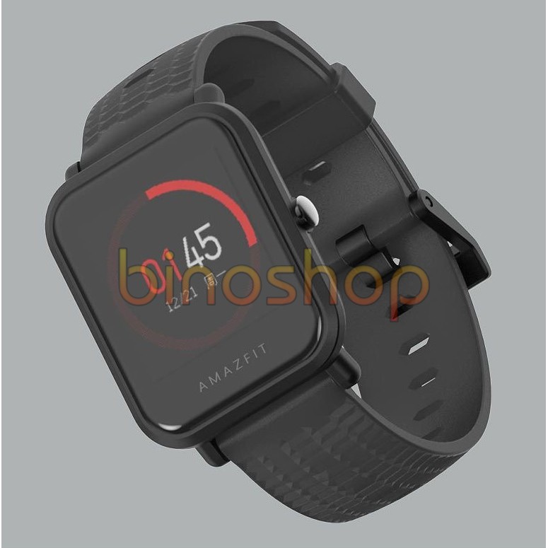 Dây đeo vân sần Amazfit GTS chính hãng Mijobs - Dây đeo thay thế đồng hồ Amazfit GTS vân sần