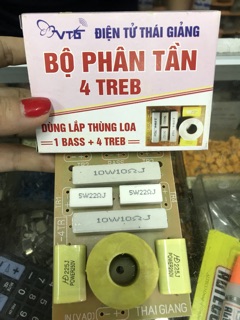 Phân tần 4 TREB lắp loa thùng