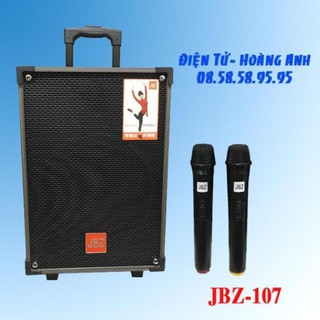 ( tặng kẹp điên thoại để bàn) Loa Kéo Karaoke Bluetooth JBZ NE107 250W Bass 2.5 Tấc – BH 12 Tháng