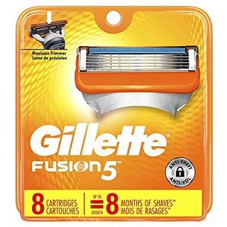 Lưỡi dao cạo râu gillette fusion5, hộp 8 lưỡi