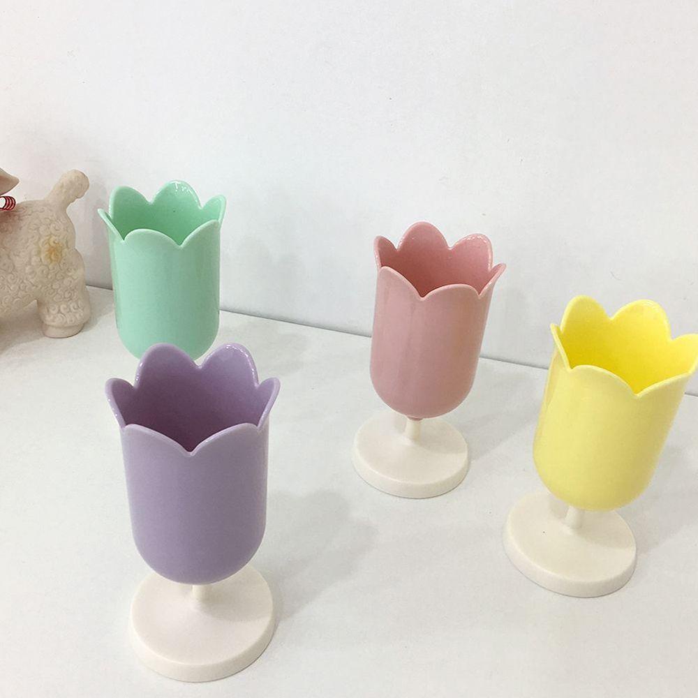 Giá đựng bút cọ trang điểm MMULCK kiểu hoa tulip tiện lợi cho văn phòng trường học