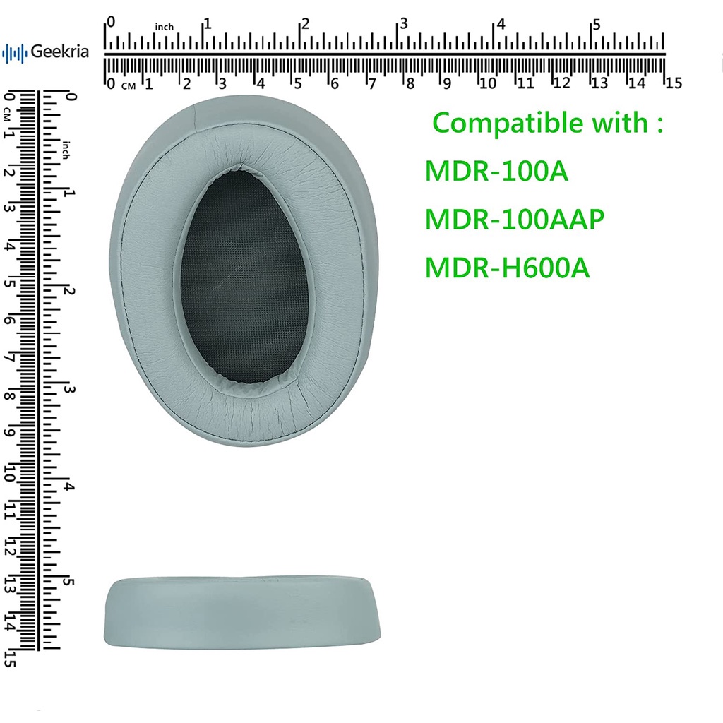 Miếng đệm tai nghe bằng da protein thay thế cho Sony MDR-100A MDR-100AP MDR-H600A