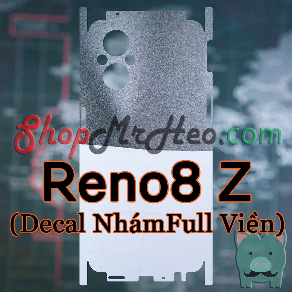Skin Dán Full Mặt Sau Lưng và Viền Vân 3D Oppo Reno8 Z / 8Z / Reno 8 Z