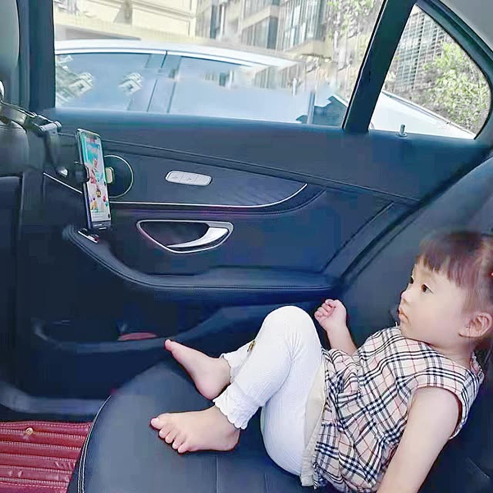 Kẹp Điện Thoại Gắn Gương Chiếu Hậu, Sau Ghế Xe Ô Tô Xoay 360 Độ