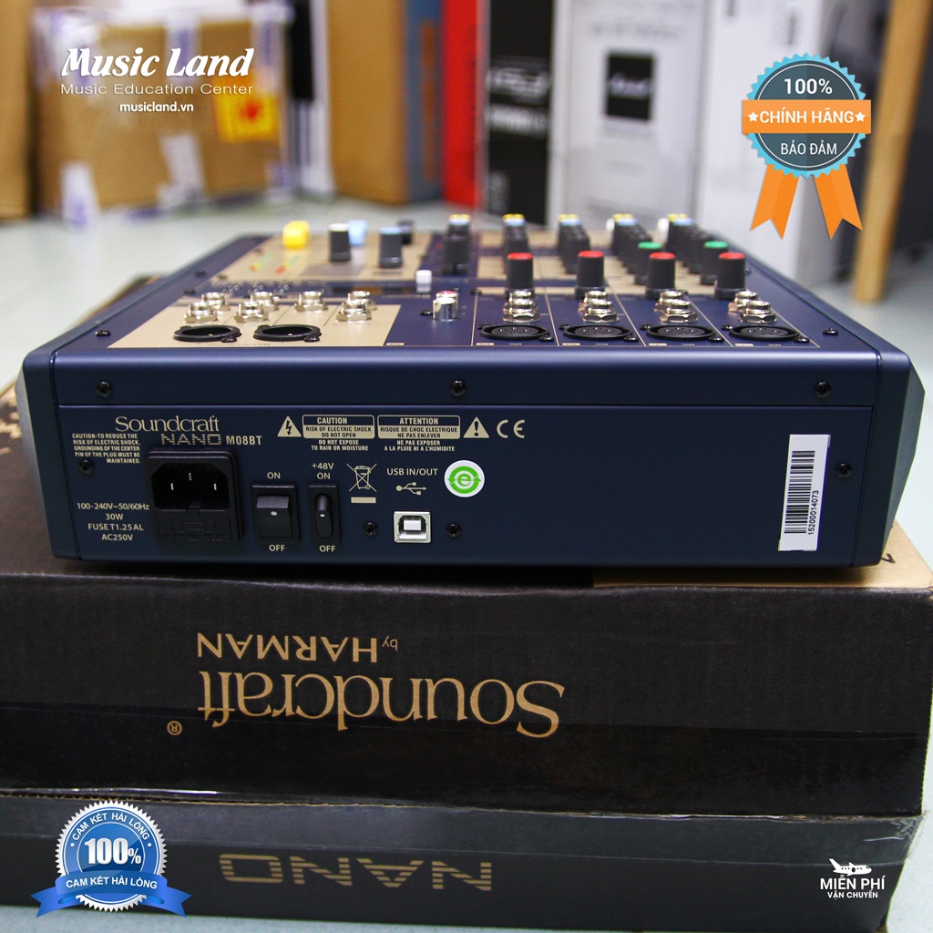 Mixer SoundCraft Nano M08BT  – Chính Hãng