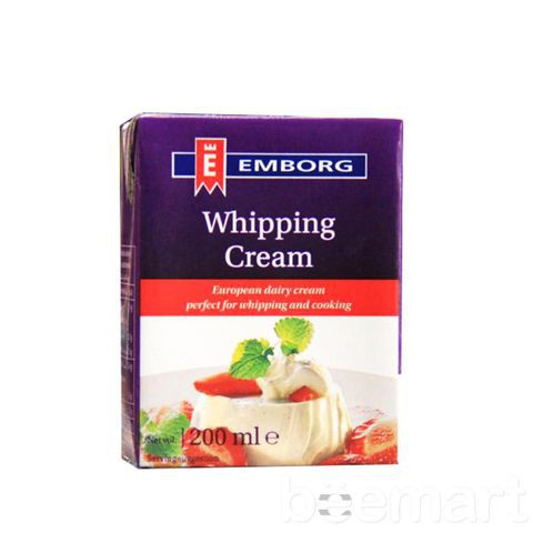 Emborg Whipping Cream 200ml