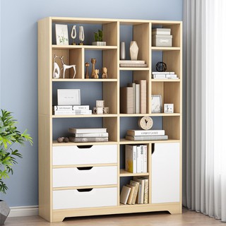 Tủ sách gỗ MDF dài 1m, tủ sách đẹp DHBGK2019
