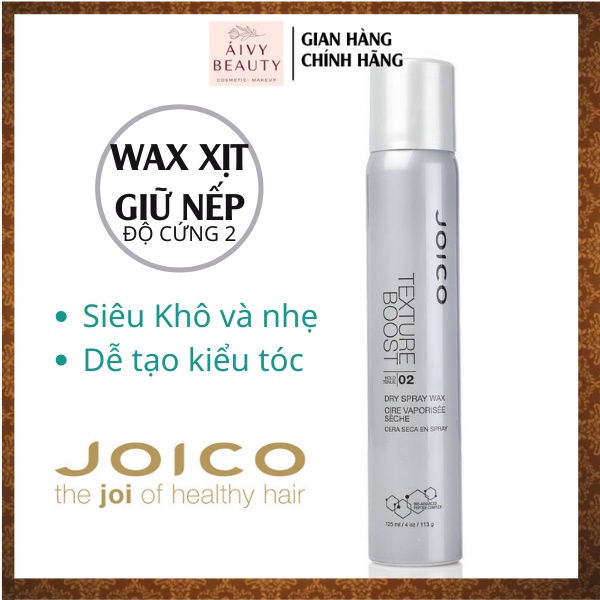 Gôm Xịt Tạo Kiểu và Giữ Nếp Tóc JOICO Texture Boost Dry Spray Wax 125ml